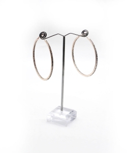 Fashion Hoop Earrings EH910355 ROSEGOLD
